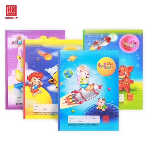 Vở 4 ô ly 96 trang Hồng Hà Class Bạn Nhỏ Plus - 0418