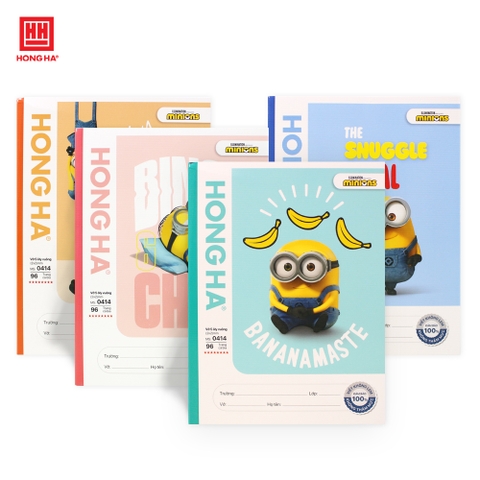 Vở 5 ô ly 96 trang Hồng Hà Class Minions - 0414
