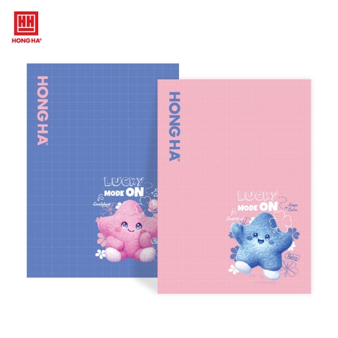 Vở gáy ghim 80 trang Hồng Hà Study Lucky - 1475