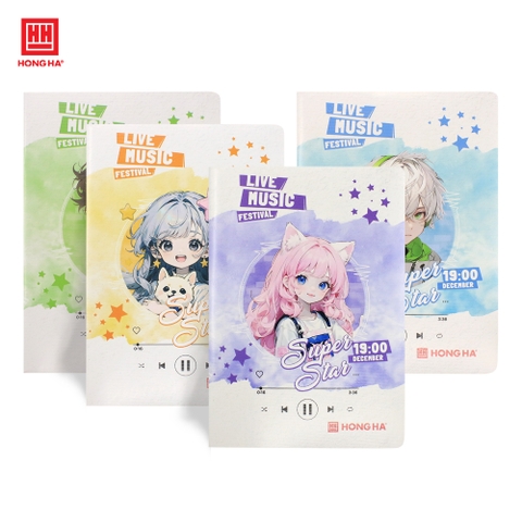 Vở kẻ ngang 120 trang Hồng Hà Sao Mai Góc nhỏ - 1695