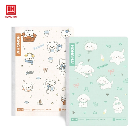 Vở kẻ ngang 80 trang Study Kawaii Hồng Hà -1435