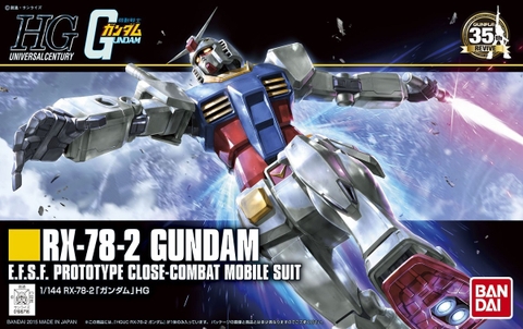 Mô Hình Gundam HG RX-78-2 HGUC 1/144 HIGH GRADE BANDAI Đồ Chơi Lắp Ráp Anime Nhật