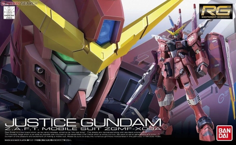 Mô Hình RG Justice Gundam ZGMF-X09A Seed Destiny 1/144 Real Grade Bandai Đồ Chơi Lắp Ráp Anime Nhật