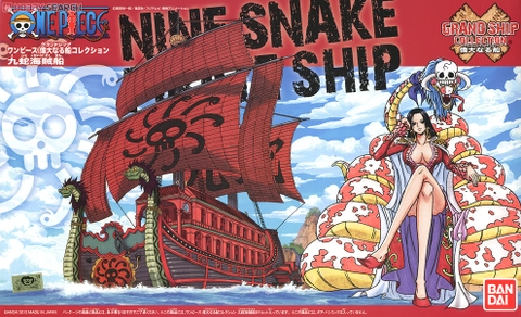 Mô Hình Lắp Ráp NINE SNAKE ONE PIECE GRAND SHIP COLLECTION Tàu Thuyền Bandai Đồ Chơi Lắp Ráp Anime Nhật