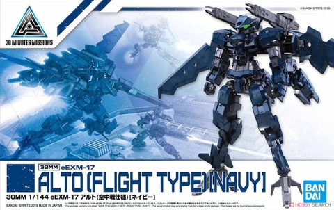 Mô Hình Alto Flight Type Navy Bandai 30MM Eexm-17 1/144 30 Minutes Missions Đồ Chơi Lắp Ráp Anime Nhật