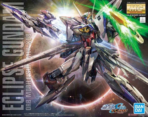 Mô Hình Gundam MG Eclipse MVF-X08 Seed 1/100 Bandai Master Grade Đồ Chơi Lắp Ráp Anime Nhật