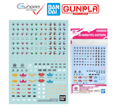 Water Decals Multiuse 1 / 2 Cho Mô Hình 30MS [Sticker] Bandai 30 Minutes Sisters Đồ Chơi Lắp Ráp Anime Nhật
