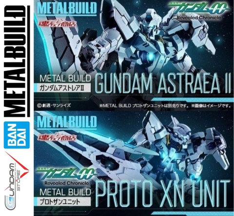 Mô Hình Gundam Metal Build Astraea II & XN Proto Unit Set P-Bandai MB 1/100 Đồ Chơi Lắp Ráp Anime Nhật