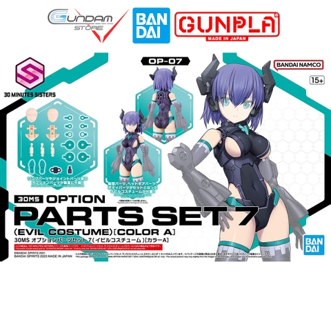 Mô Hình 30MS OPTION PARTS SET 7 EVIL COSTUME Bandai 30 Minutes Sisters Đồ Chơi Lắp Ráp Anime Nhật