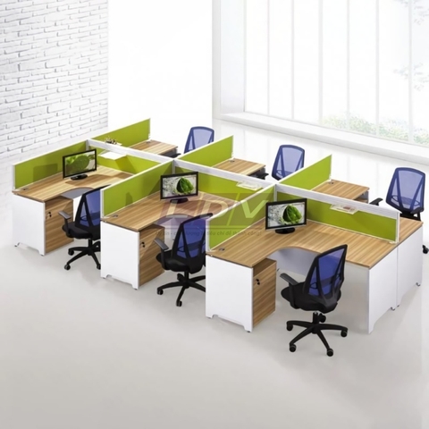 Module bàn làm việc 6 chỗ MD6-LDV-08