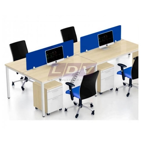 Module bàn làm việc 4 chỗ MD4-LDV-03