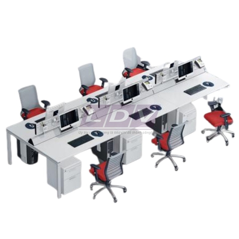 Module bàn làm việc 6 chỗ MD6-LDV-04