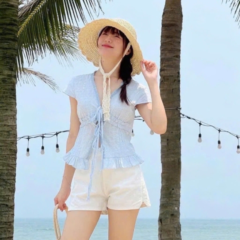 Áo thô boi cổ V - 609