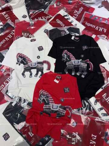 Áo thun ngựa - Form rộng dưới 65kg