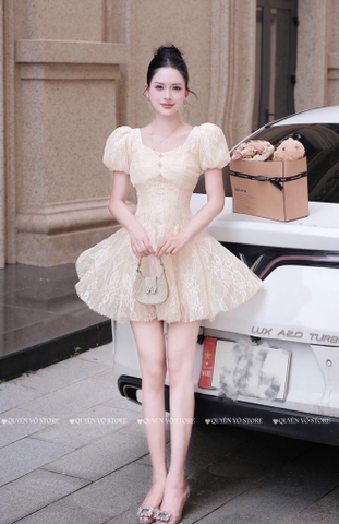 Đầm ren 3 tag