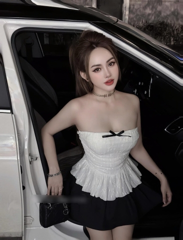 Áo ren cúp ngực dáng pelum
