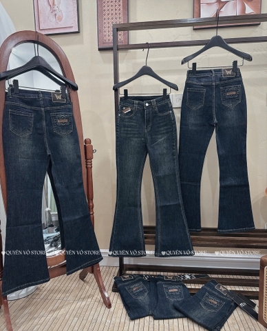 QJ 8611 Quần jean loe