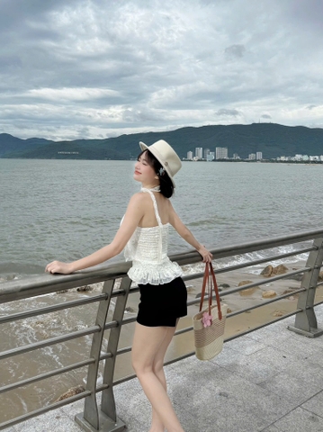 Set áo cúp ngực chân váy