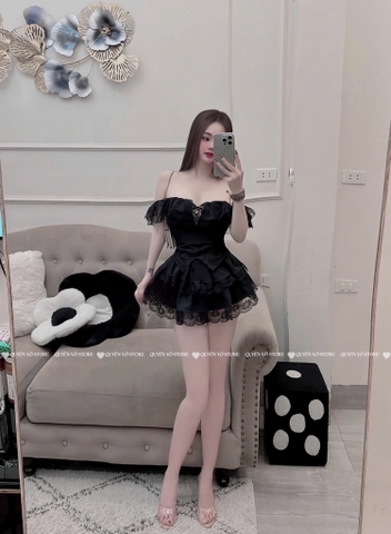 Set ren đan dây - Đen