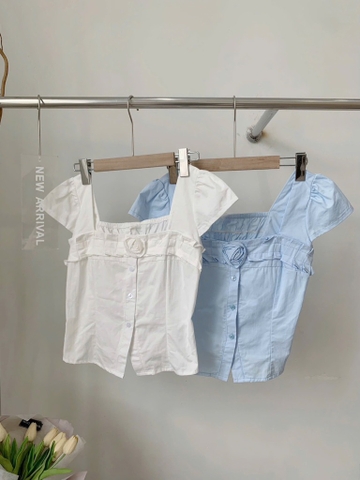 Áo sơ mi hoa ngực - 369