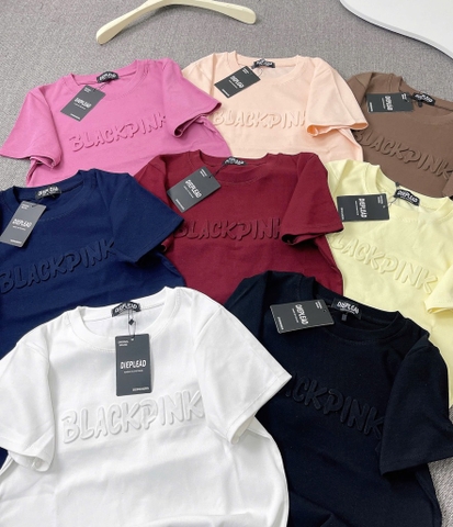 Áo thun dập nổi blackpink - Form vừa
