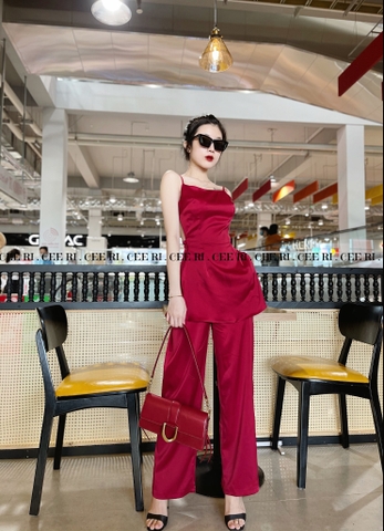 Set ống suông hở lưng