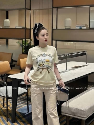 Áo thun Gucci tranh - Form 40-55kg Babytee