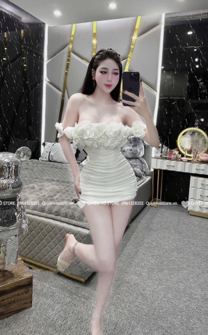 Đầm ôm body hoa