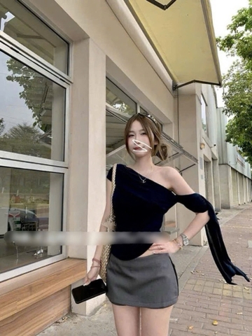 Áo lưới bèo vai - 707