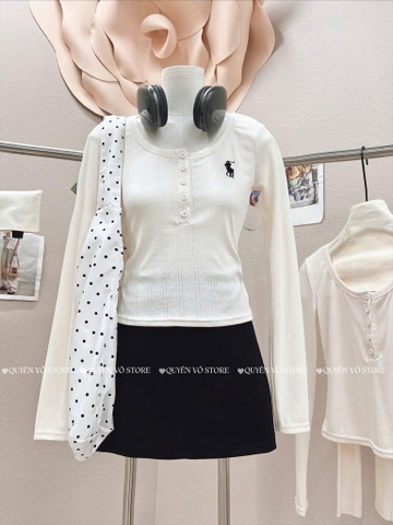 Áo thun tay dài ngựa polo