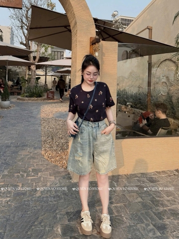 QJ 4038 Quần jean ngố