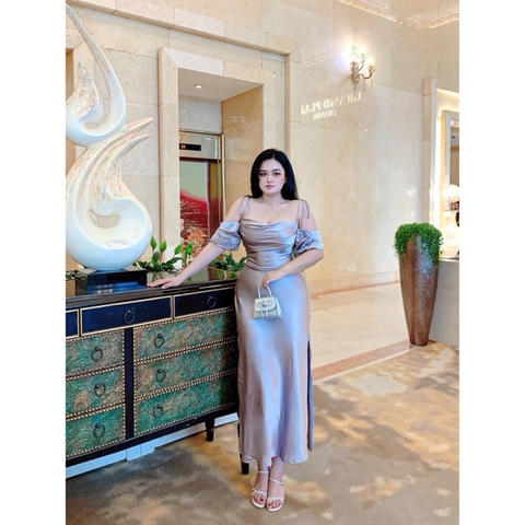 BIGSIZE 55-65kg - Đầm lụa 2 dây - Dài