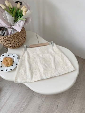 Chân váy tơ ren thiết kế - M
