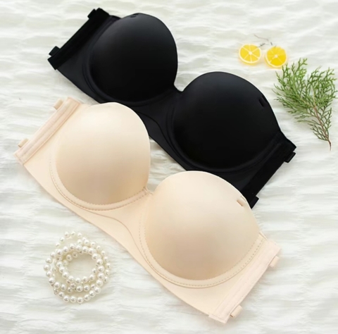Áo cúp ngực kèm dán 2 bên - M77