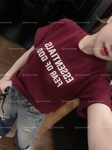 Áo thun essen 3 màu - Form vừa 45-55kg