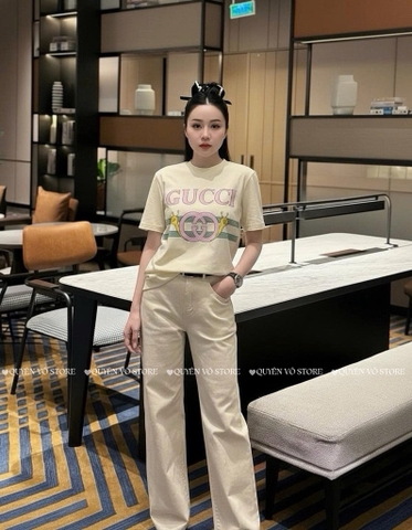 Áo thun Gucci ốc sên - Form 40-55kg Babytee