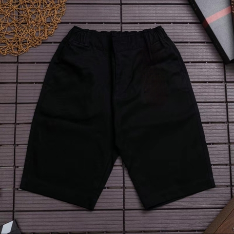 Quần ngố kaki co giãn - Đen