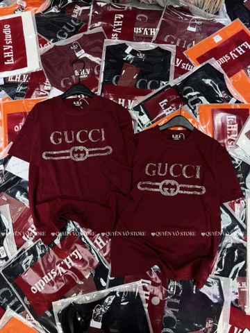 Áo thun Gucci đá - Form rộng dưới 65kg