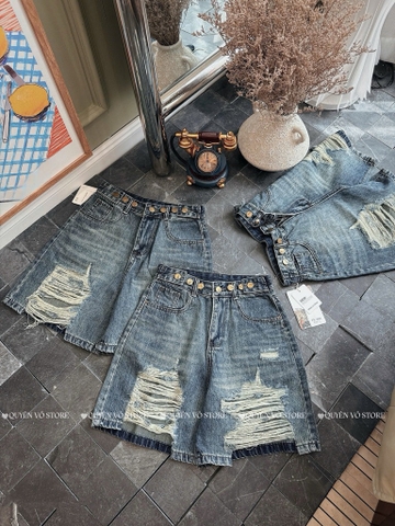 QJ 4034 Quần jean ngố