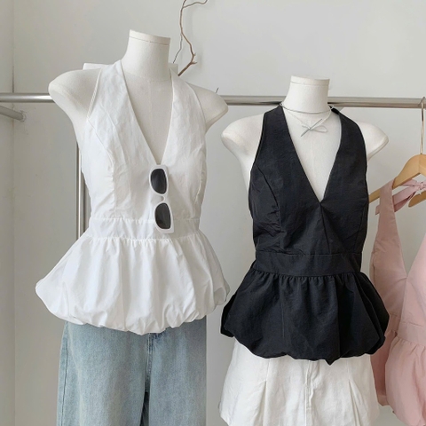 Áo yếm xẻ sâu ngực susu - 823