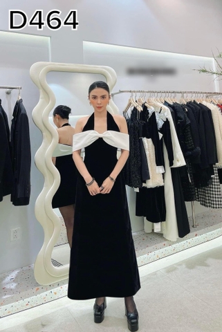 BIGSIZE 55-65kg - Đầm dài cổ yếm