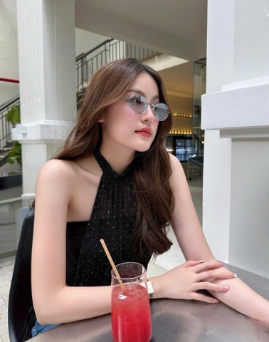 Áo yếm chấm bi babyboo - 3087