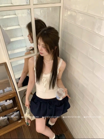 Chân váy bồng - Đen