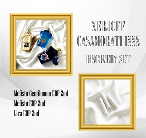 SET DISCOVERY XERJOFF 2ml x 3 (Mefisto 2ml + Mefisto GEntiluomo 2ml +Lira 2ml)