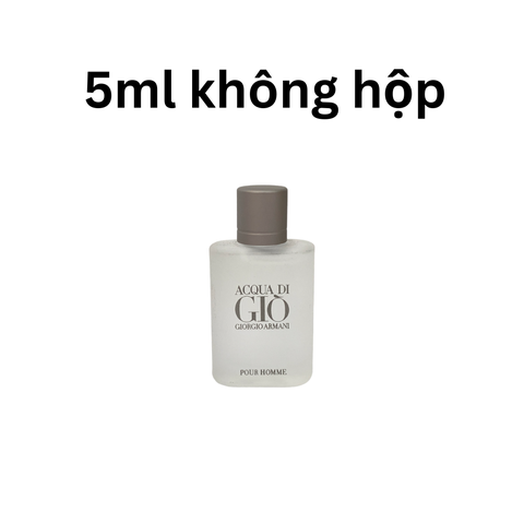 Giorgio Armani Acqua di Gio Pour Homme EDT Mini 5ml KHÔNG HỘP
