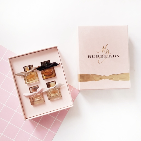 SET BURBERRY MY BURBERRY 5ml (EDT+EDP +Black + Blush)