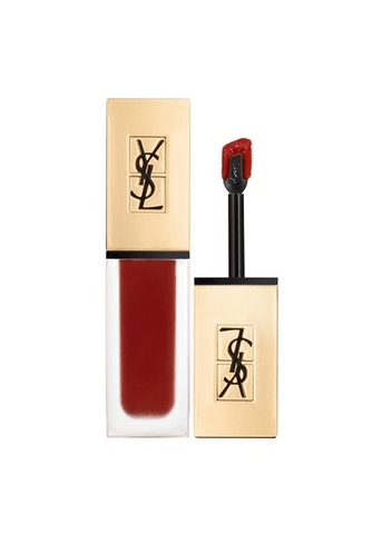 Son Kem Lì YSL 08 Black Red Code Tatouage - Đỏ rượu vang