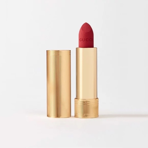 Son Gucci Rouge À Lèvres Mat Lip Colour 25 Goldie Red