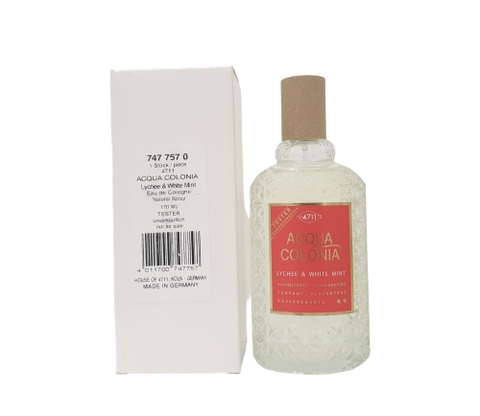 Maurer & Wirtz 4711 Acqua Colonia Lychee & White Mint EDC 170ml TESTER [KHÔNG NẮP]