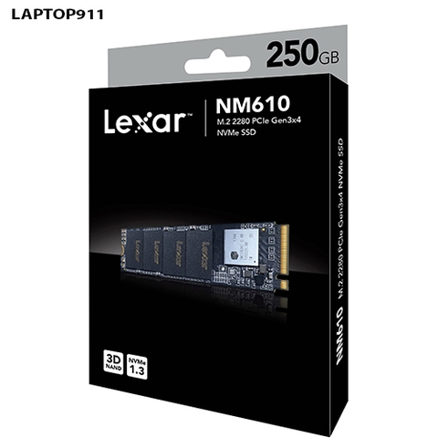 ổ cứng ssd NVMe 250gb lexar NM610